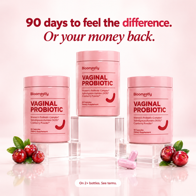 Bloomestly Vaginal Probiotic with Cranberry