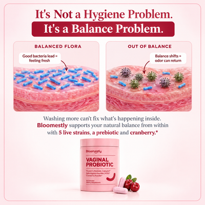 Bloomestly Vaginal Probiotic with Cranberry