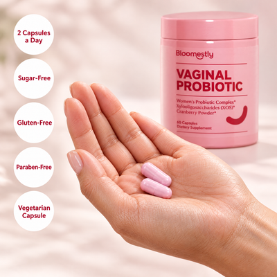 Bloomestly Vaginal Probiotic with Cranberry
